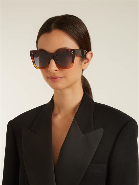 celine cat eye davi jones|Celine Catherine Sunglasses .